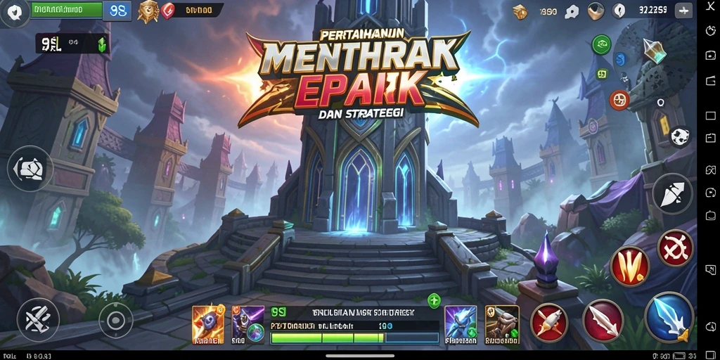 Tangkapan layar 9SL yang menunjukkan aksi Tower Defense yang menegangkan.