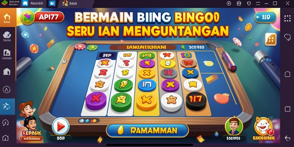 Tampilan gameplay Bingo API77 yang seru dan mengasyikkan.