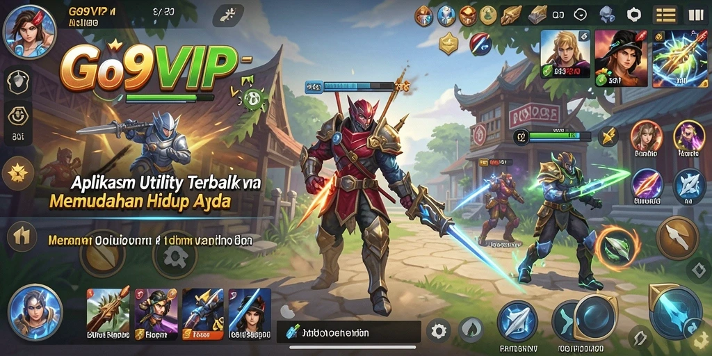 Tampilan antarmuka G9VIP yang intuitif dan mudah dipahami.