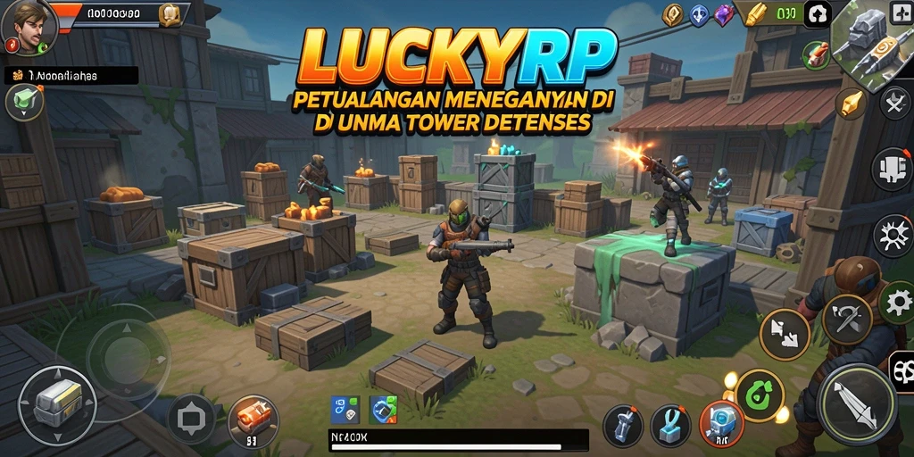 Tampilan gameplay seru LUCKYRP dengan grafis menawan dan strategi menantang.