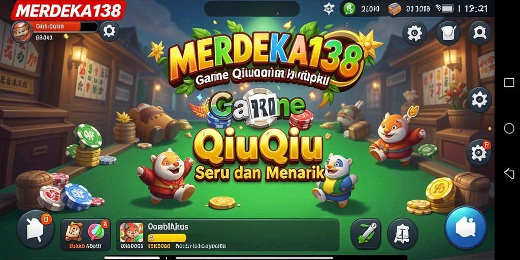 Tampilan gameplay QiuQiu yang seru dan interaktif.