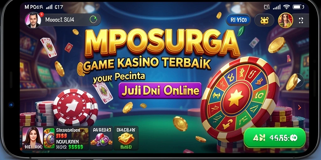 Gameplay menarik dalam aplikasi Kasino MPOSURGA yang memukau.