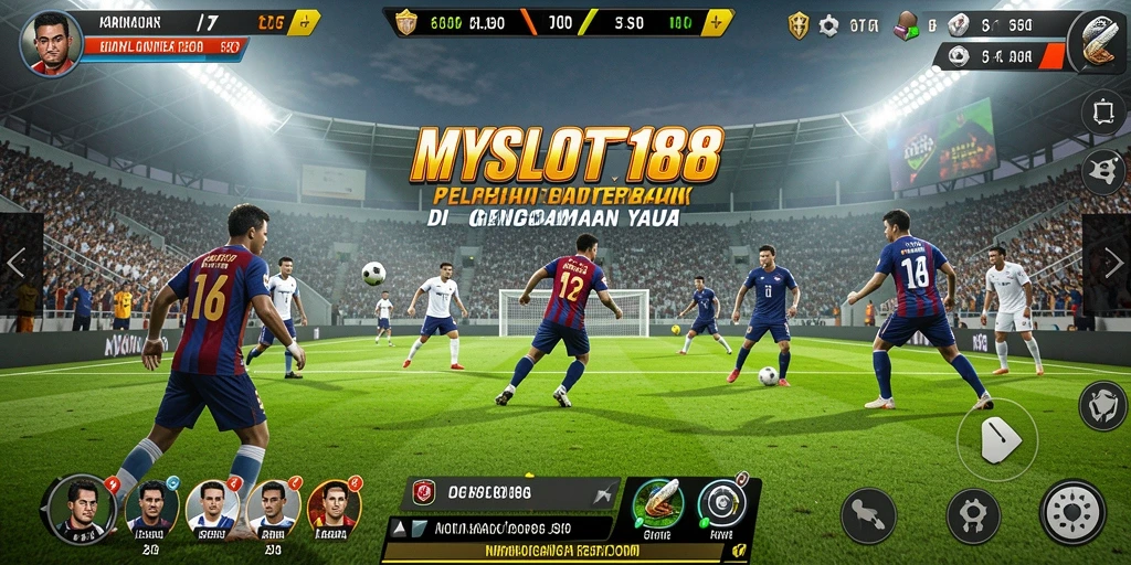 Tampilan gameplay menarik dari MYSLOT188 dengan aksi olahraga intens.