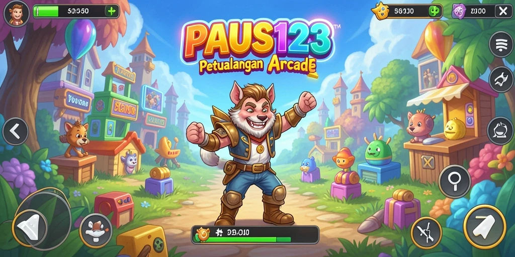 Tampilan gameplay PAUS123 yang menakjubkan dengan aksi dinamis.