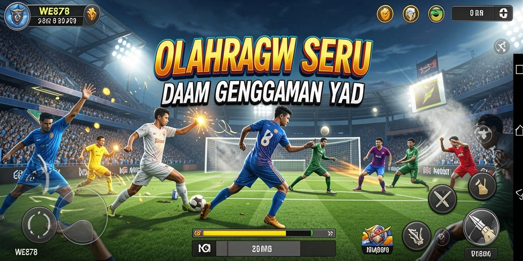 Gameplay seru dan interaktif dalam WE878 dengan fitur olahraga menarik.