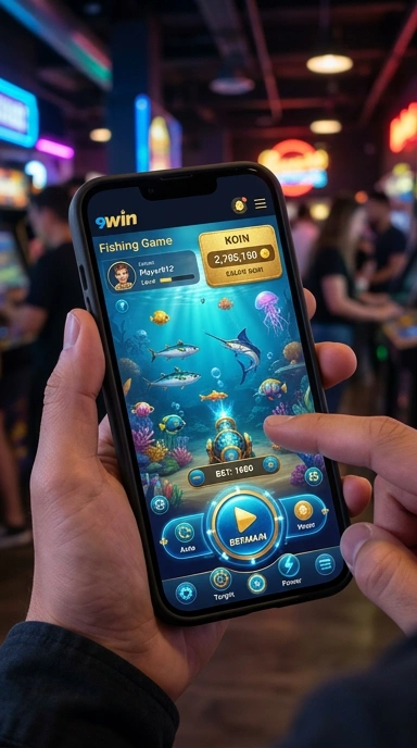 Tampilan utama aplikasi 9win dengan berbagai pilihan aplikasi.